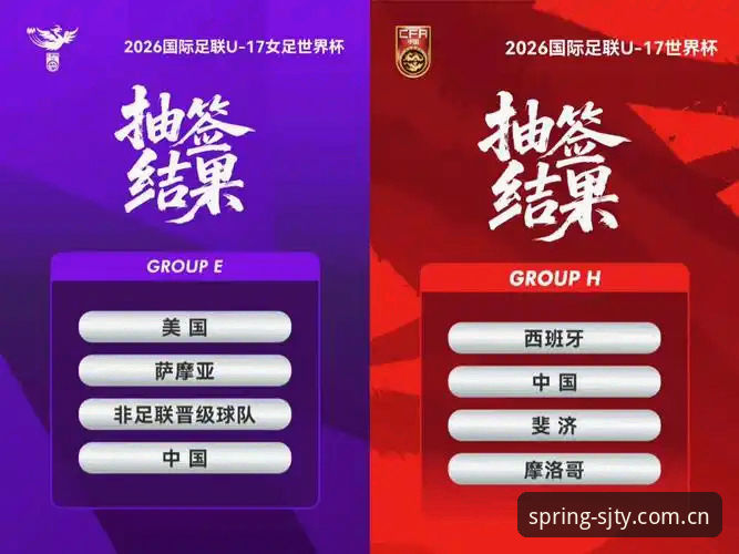 U17世界杯抽签揭晓，中国男女足西班牙、美国同组，四季体育平台深度解读